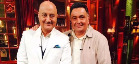 Rishi Kapoor releases Anupam Kher's autobiography in New York