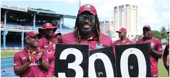 Chris Gayle beats Brian Lara's historic record in special 300th ODI