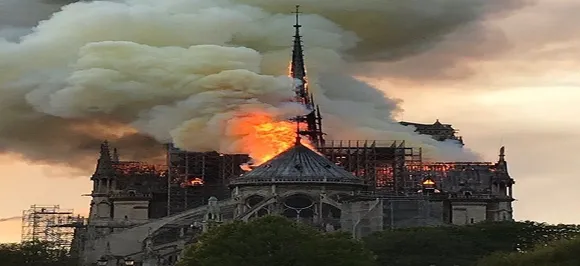 Notre-Dame cathedral 'still at risk of collapse' after fire