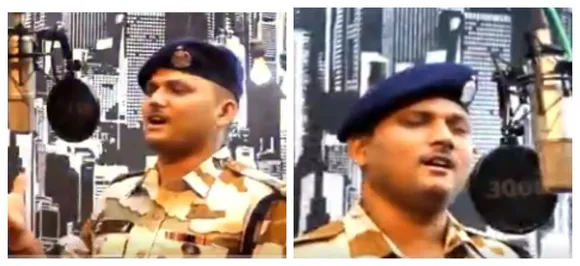 WATCH: ITBP soldier dedicates ''Sandese Aate Hain'' to fellow compatriots on 73rd Independence Day 