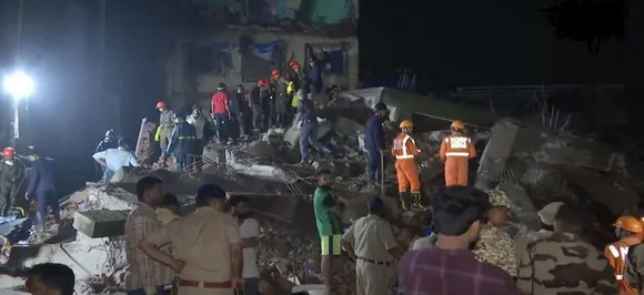 2 dead, 5 injured as four-storey building collapses in Maharashtra's Bhiwandi