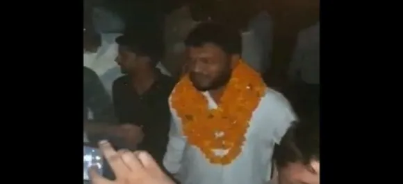 VIDEO | Bulandshahr violence accused greeted with garlands, chants of â€˜Jai Shri Ramâ€™