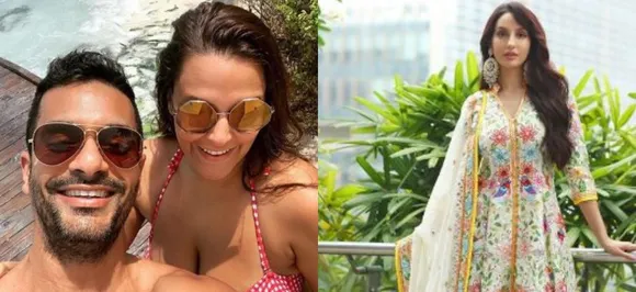 Did Nora Fatehi â€˜Disappearâ€™ From An Event After Spotting Rumoured Ex Angad Bedi And Wife Neha Dhupia?