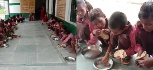 Journalist Who Filmed Mirzapur Govt School Kids Eating Roti, Salt Booked By UP Government