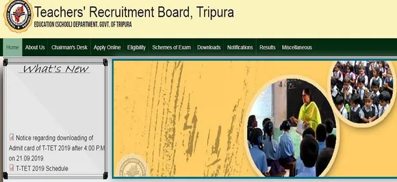 Tripura TET Admit Card 2019 Released By TRBT At trb.tripura.gov.in, Check Details Here