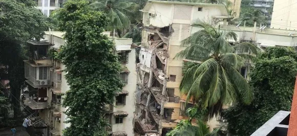 Watch: Part Of 5-Storey Building Collapses In Mumbai's Khar, 10-Year-Old Killed