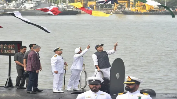 Stealth Frigate INS Nilgiri Launched For Sea Trials In Presence Of Rajnath Singh