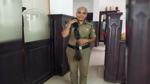 Kerala Policewoman Goes Bald To Donate Hair For Cancer Patients, Winning Hearts Online