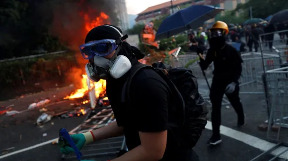 Hong Kong Protest Turns Violent, Police Shoot Protester In Day Of Rage