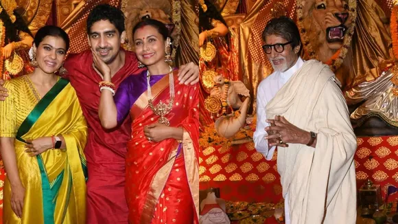 Itâ€™s Kabhi Khushi Kabhi Gham Reunion For Kajol, Rani Mukerji And Amitabh Bachchan At Durga Puja Celebrations