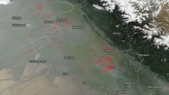 Delhi-NCR Air Quality Sinks To 'Very Poor' Level, Nasa Shows Massive Stubble Burning 