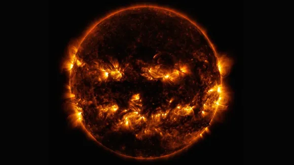 Sun Resembling Jack-O'-Lantern Proves Halloween Isnâ€™t Just Celebrated On Earth