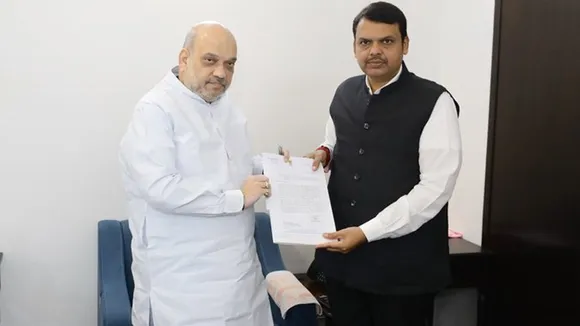 Amid Power Tussle In Maharashtra, Devendra Fadnavis Meets Amit Shah In Delhi