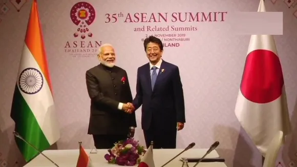 PM Narendra Modi Meets Japanese Counterpart Shinzo Abe In Bangkok