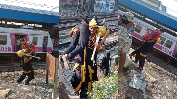 At Mumbaiâ€™s Andheri Railway Station, Death God 'Yamraj' Is Saving Lives â€“ See Pics 