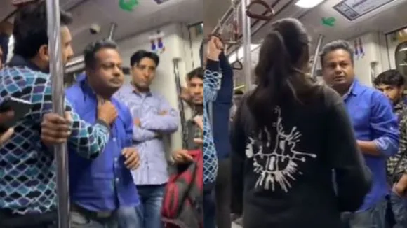 Rakhi Sawantâ€™s Rumoured Ex-Deepak Kalal Gets Slapped By Woman Inside Delhi Metro, Watch VIDEO