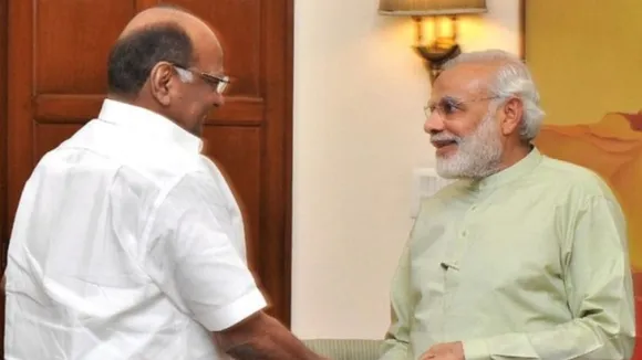 Amid Political Stalemate In Maharashtra, NCP Chief Sharad Pawar Meets PM Narendra Modi  