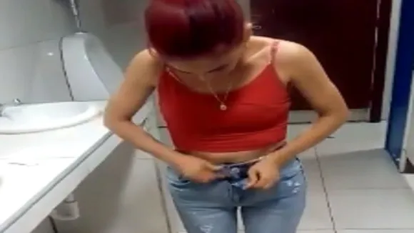 WATCH: Woman Caught Shoplifting Wearing 9 Pairs Of Jeans