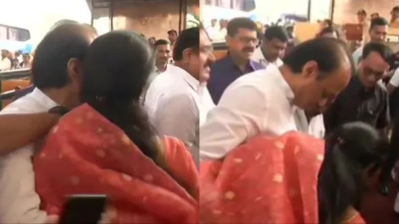 'Ghar Wapasi' In NCP: With Folded Hands, Warm Hug, Supriya Sule Welcomes Ajit Pawar, Says 'No Rift With Dada' 