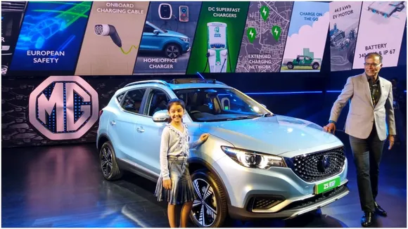 MG Motor Unveils First Electric SUV 'ZS' In India, Check Price, Features Here  