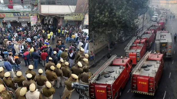 Delhi Fire: 43 Killed In Massive Blaze In Anaj Mandi At Rani Jhansi Road, Building's Owner Booked