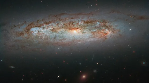 Hubble Telescope Captures Mesmerising Image Of Galaxy 50 Million Light Years Away From Earth