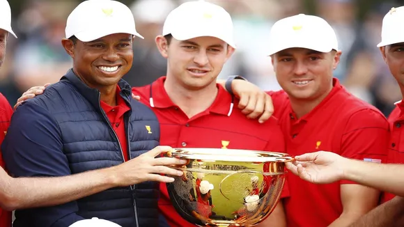 Tiger Woods Helps USA Clinch Prestigious Presidents Golf Title