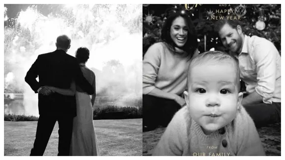 Meghan Markle & Prince Harry Release 1st Christmas Card With Baby Archie 