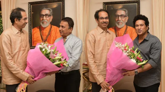 Sunil Gavaskar, Sachin Tendulkar Meet CM Uddhav Thackeray In Mumbai