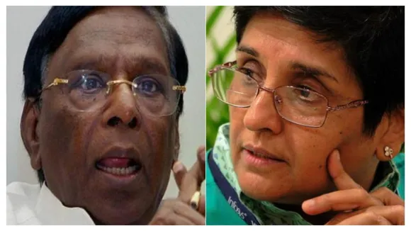 Puducherry CM Requests President Kovind To Recall Kiran Bedi, Says Lieutenant Governor Functioning 'Arbitrarily'