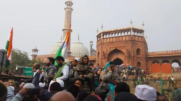 Anti-CAA Protests Intensify Outside Jama Masjid, Section 144 Imposed In Parts Of Delhi