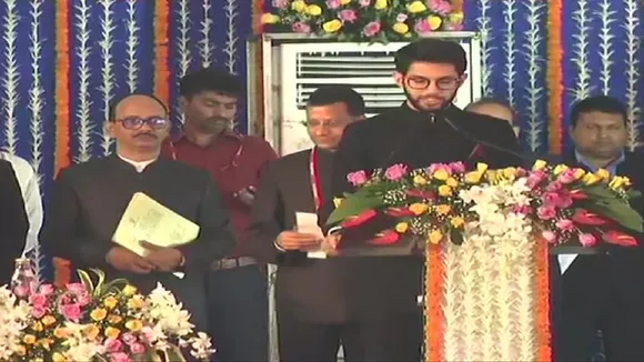 Aaditya Thackeray Takes Oath As Minister As Maharashtra Cabinet Expands