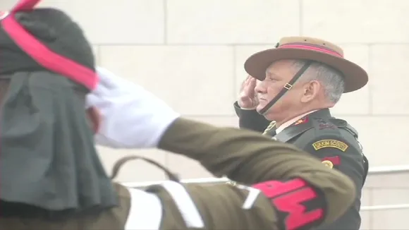 Army Chief General Rawat Pays Tribute At National War Memorial, To Take Over As CDS On January 1