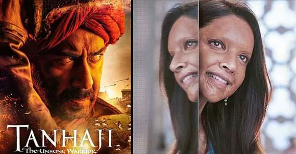 Tanhaji Vs Chhapaak BO Report: Ajay Devgn Gets Career Third Biggest Opening, Deepika Padukone Struggles To Keep Pace 