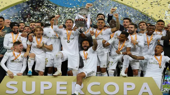 Thibaut Courtois The Star As Real Madrid Beat Atletico On Penalties To Win 11th Spanish Super Cup