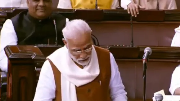 PM Modi in Rajya Sabha