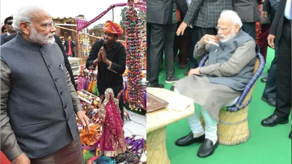 MODI at Hunar Haat