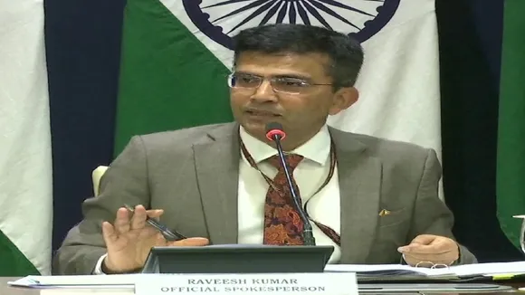 MEA Spokesperson Raveesh Kumar