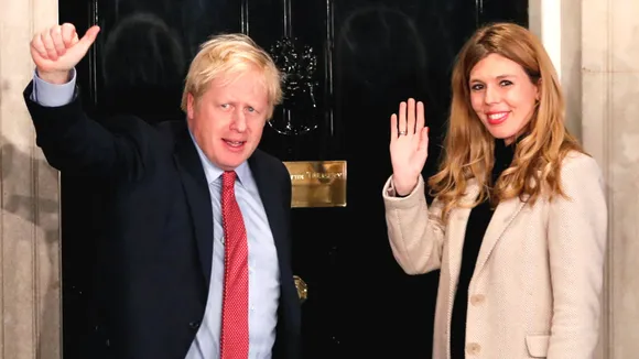 Boris Johnson and Carrie Symonds