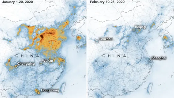 China Nitrogen Dioxide Levels