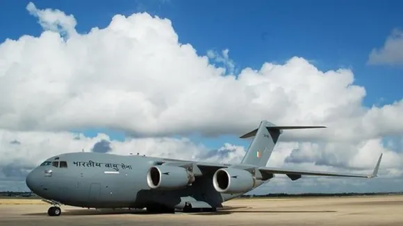 C 17 Globemaster military aircraft