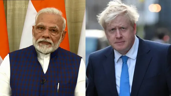 PM Modi & Boris Johnson