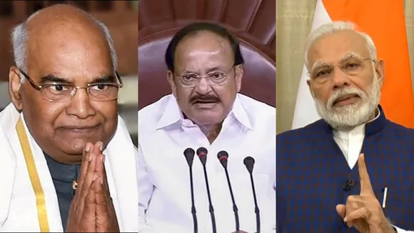 President Kovind, VP Naidu & PM Modi