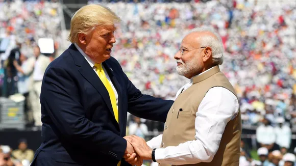 Donald Trump and PM Modi Motera file photo