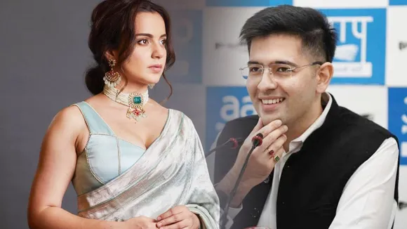 Kangana Ranaut and Raghav Chadha