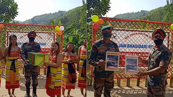 44 Assam Rifles inaugrated Janbagidari road