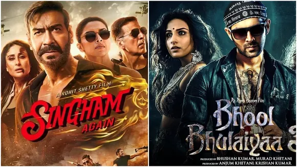 singham again vs bhool bhulaiyaa 3