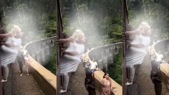 Couple Kiss Video Viral