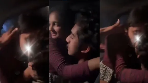 Viral couple kissing video 