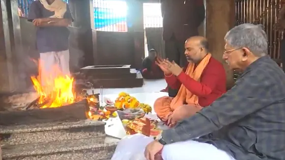Rajiv Ranjan Singh at kamakhya temple